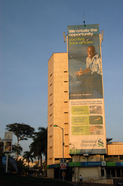 Standard Chartered Bank across from Grand Imperial Hotel