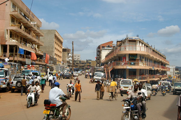 Intersection of William Street & Johnston Street, Kampala