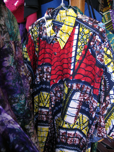 Uganda Arts & Crafts Village, African shirt