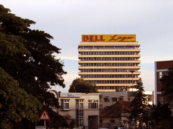 Bell Lager building, Kampala