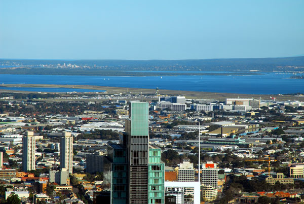 Botany Bay and Sydney Airport from Sydney Tower