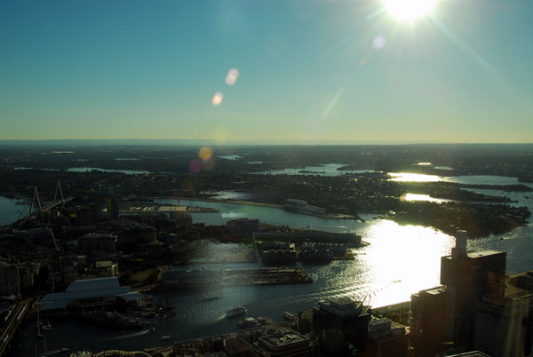 Western end of Sydney Harbour and Parramatta River