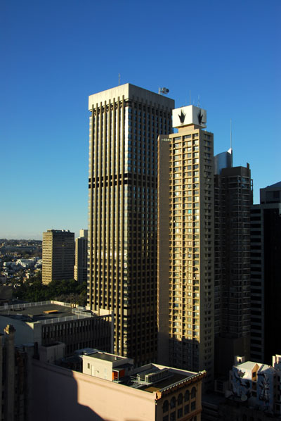 View of Park Street from Sydney Hilton