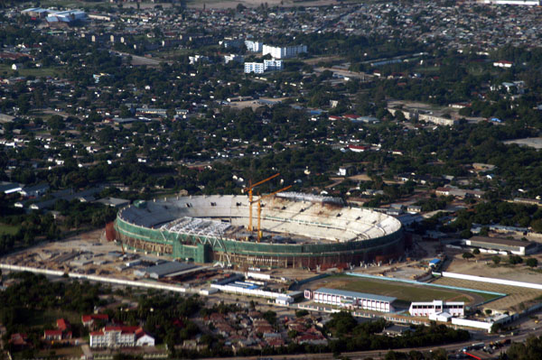 New stadium under construction in Dar es Salaam, Tanzania