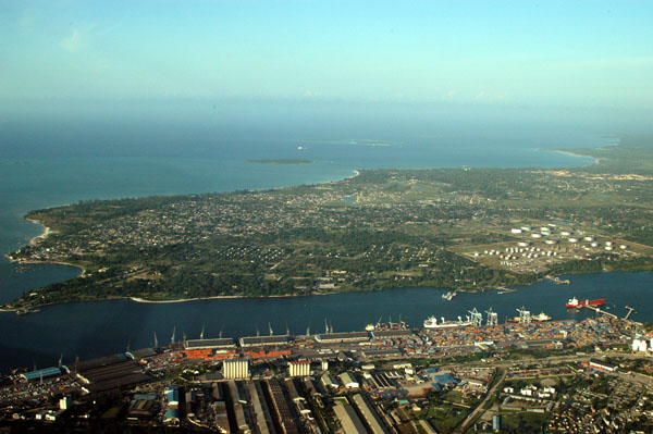 Harbor of Dar es Salaam, Tanzania