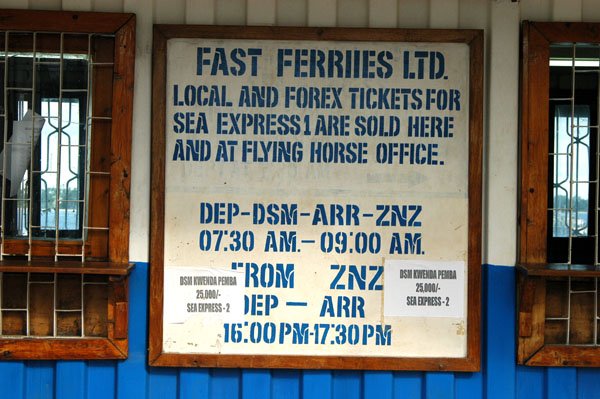 Zanzibar Ferry Terminal - Fast Ferries Ltd
