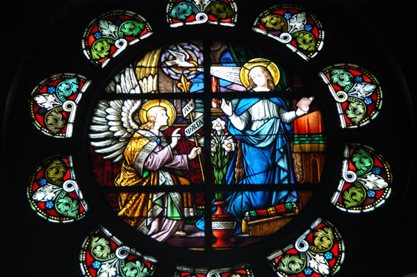 Stained glass, St. Joseph's Cathedral, Dar es Salaam, Tanzania