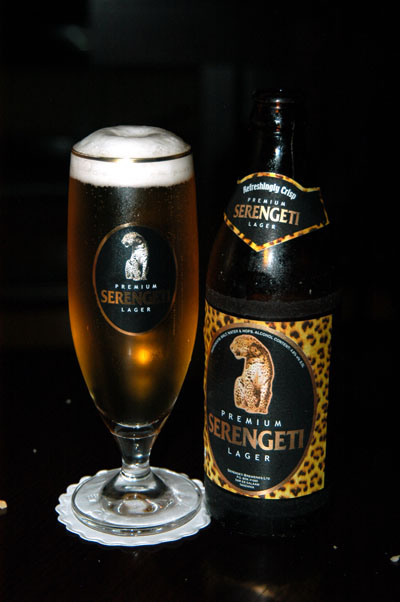 Serengeti Beer, Tanzania, very good