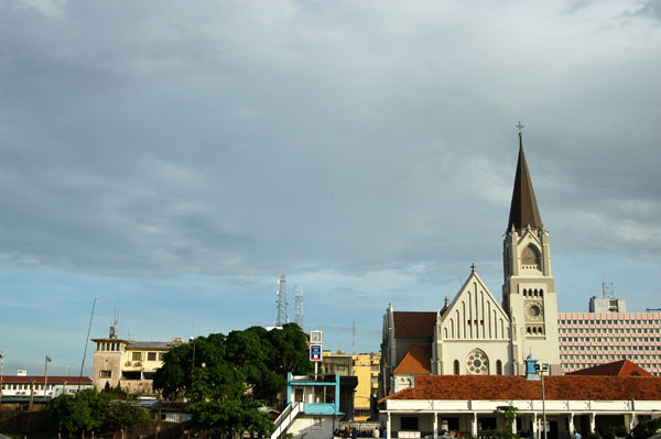 St. Joesph's Cathedral from the Zanzibar ferry