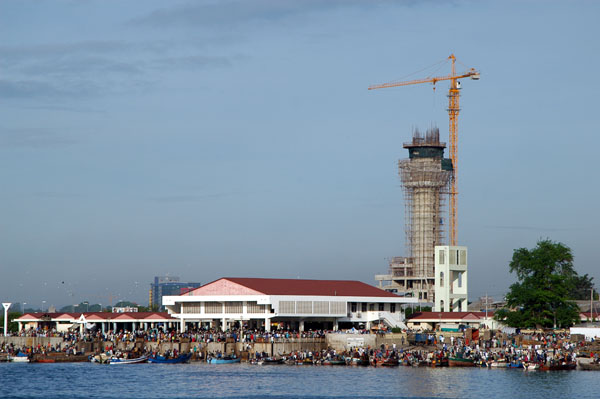 Dar es Salaam fish market and control tower