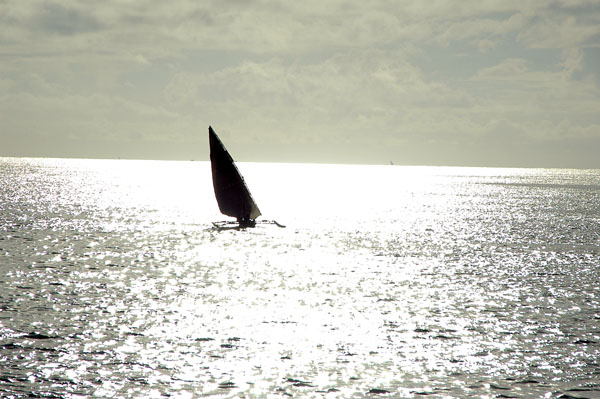 Outrigger sailboat, Dar es Salaam