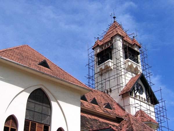 Azania Front Lutheran Church under renovation