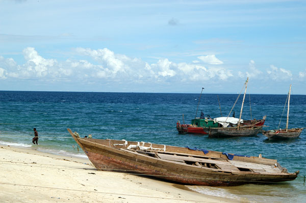 Beach at the Tembo Hotel, Stone Town, Zanzibar