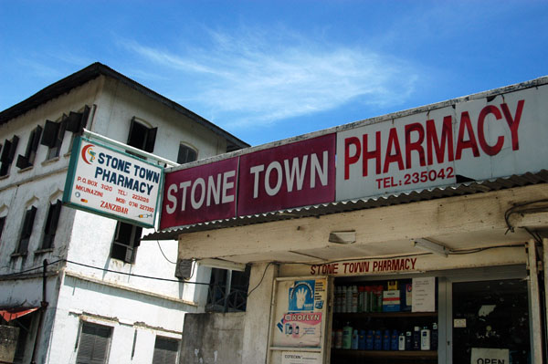 Stone Town Pharmacy, Mkunazini, Zanzibar