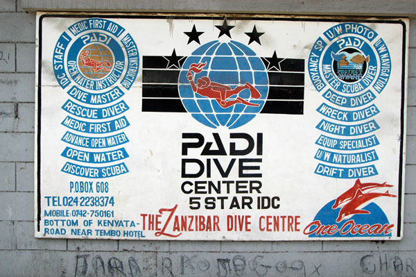 Zanzibar Dive Center PADI - Kenyatta Road