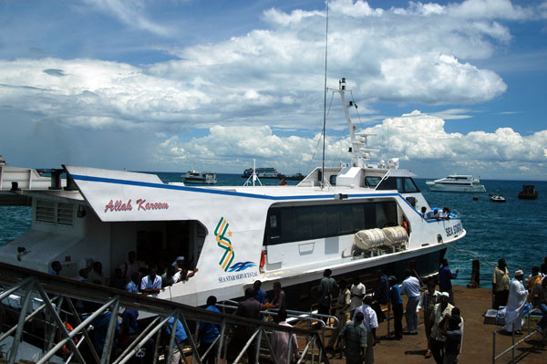 Sea Star II Ferry, Sea Star Services - Zanzibar to Dar es Salaam