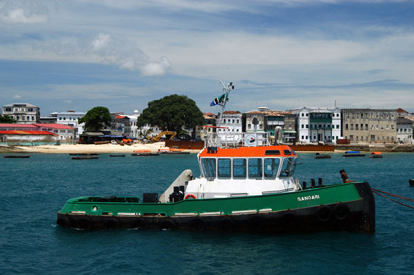 Tugboat Bandari, Stone Town harbor, Zanzibar