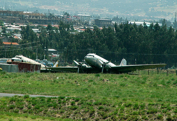 DC-3's at Addis Ababa, Ethiopia