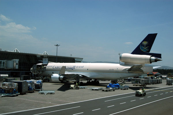 Saudi Cargo MD-11 at Addis Ababa, Ethiopia (HZ-ANA)
