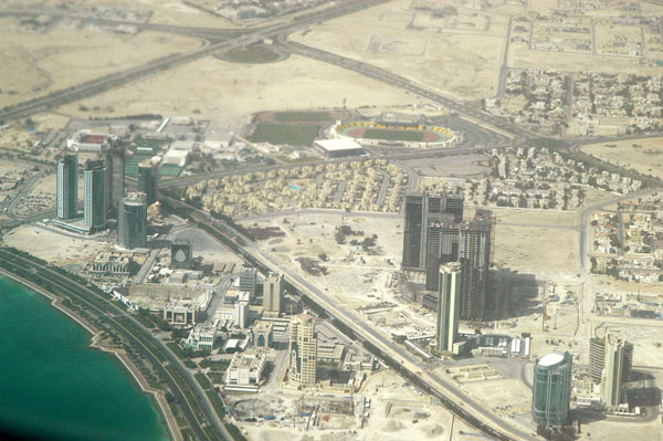 Dubai-style district of new highrises, Doha, Qatar