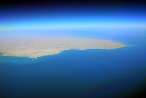 Northern end of the Qatari Peninsula