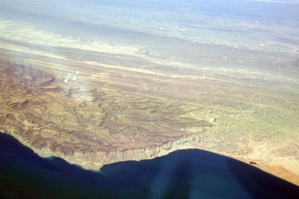 Cliffs on the coast west of Karachi, Pakistan