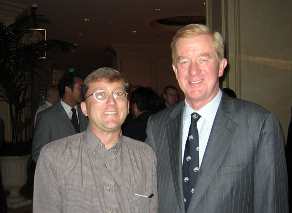 That's me and Bill Weld, former governor of Massachusetts, Garden City LI