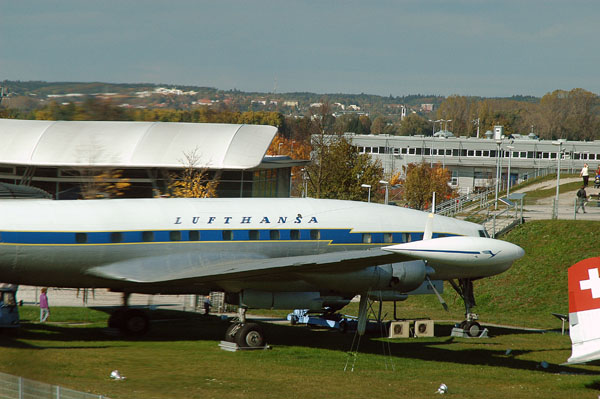 Lufthansa Lockheed Constellation D-ALEM on display at MUC