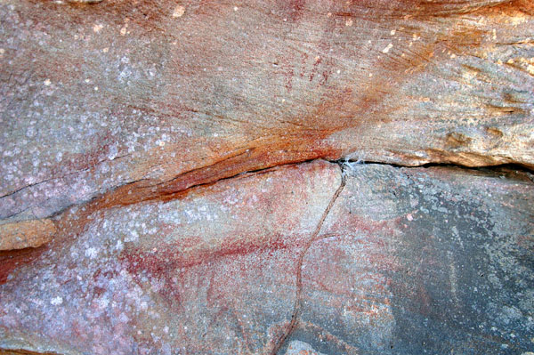 Ku-ring-gai Chase National Park - Red Hands Aboriginal Rock Art Site