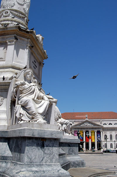 Central column on the Rossio