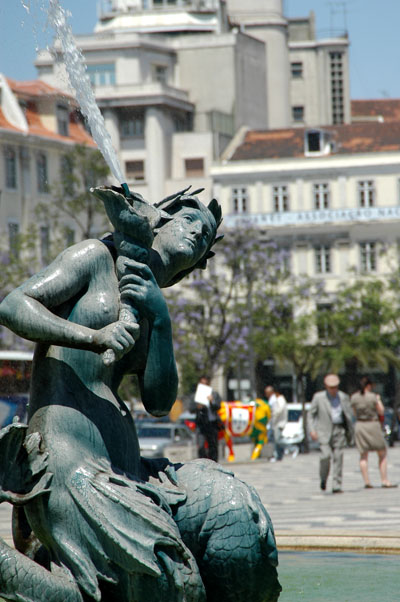 Southern fountain, Rossio