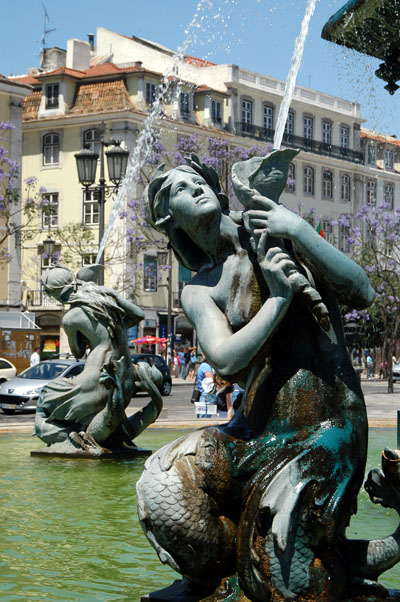 Fountain in the baroque style