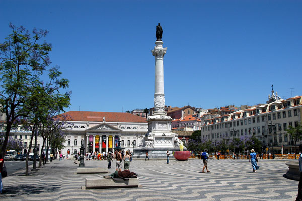Rossio - Praça Dom Pedro IV, main square of the central district of Baixa