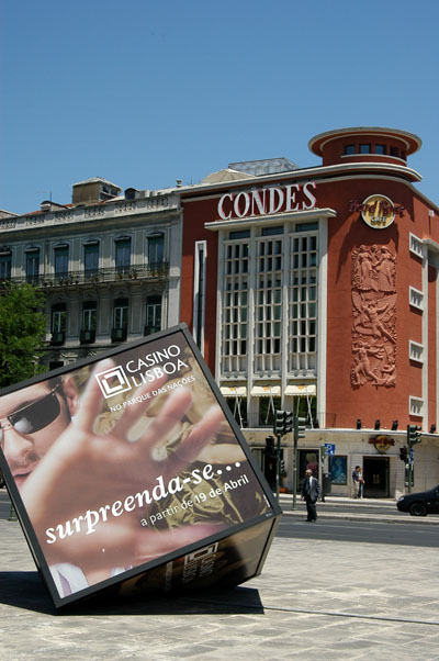 Praça does Restauradores, Condes Bldg, now Hard Rock Cafe