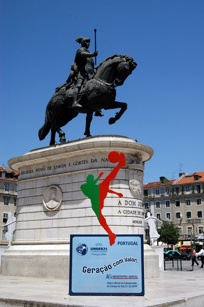Dom João I, Praça da Figueira