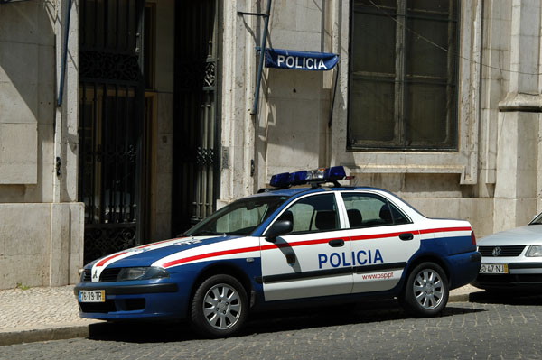 Portuguese police car, Lisbon