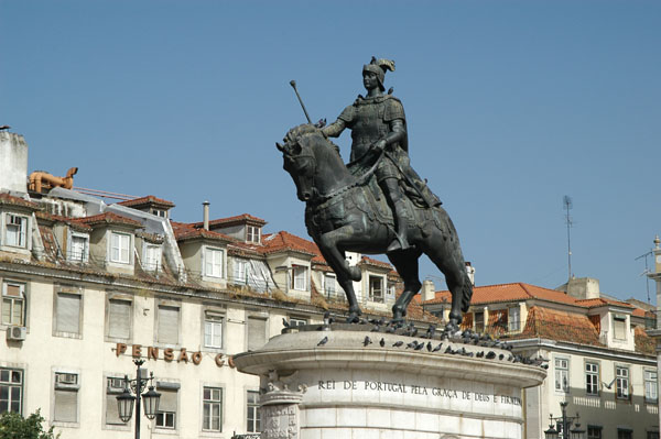 Dom João I, Praça da Figueira