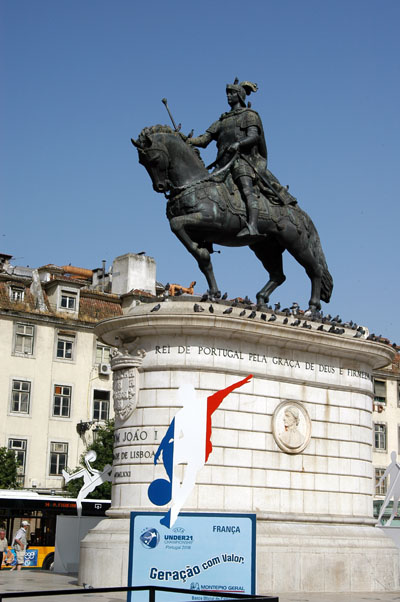 Dom João I, Praça da Figueira
