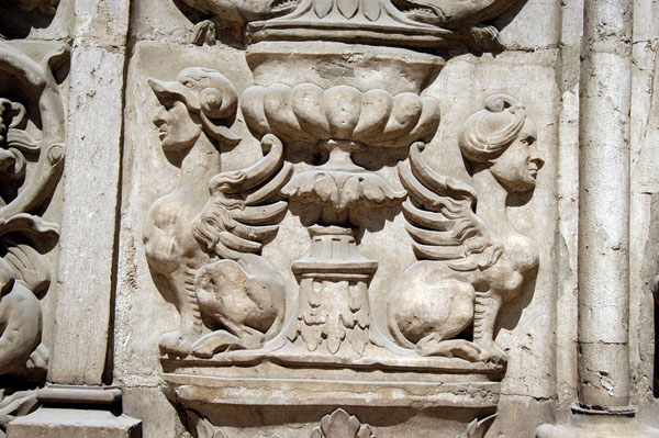 Detail of the Portal de Nossa Senhora da Conceição Velha, Rua da Alfandega
