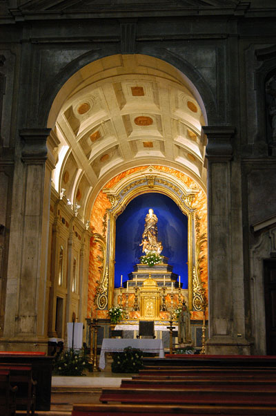 Nossa Senhora da Conceição Velha was rebuilt after the 1755 earthquake