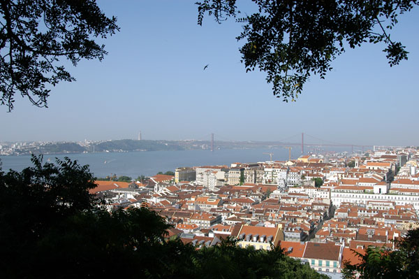 View from the garden of Lisbon Castle