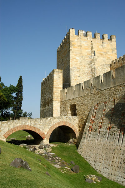 Bridge across the former moat