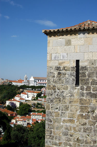 Up on the ramparts, Lisbon Castle