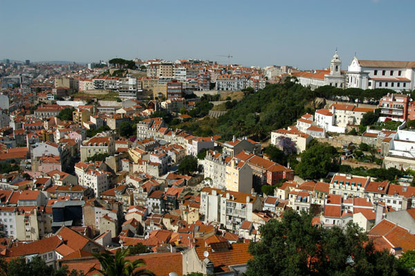 View NE from Castelo So Jorge