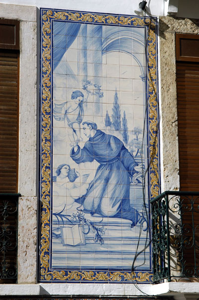 Azulejo tilework of St. Anthony