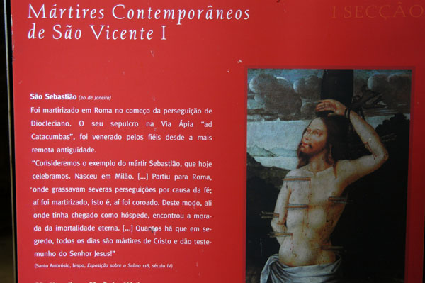 Contemporary martyrs of So Vincente - the story of St. Sebastian