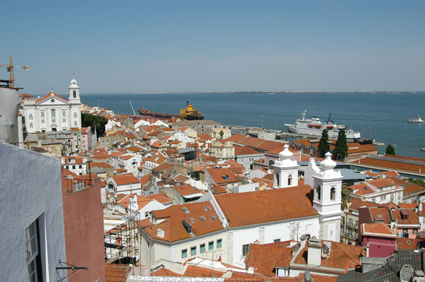 View from the Miradouro de Santa Luzia, Alfama