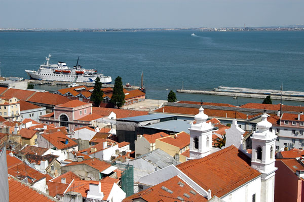 View of Igreja So Miguel and the lower Alfama district
