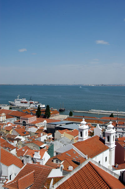 View of Igreja So Miguel and the lower Alfama district