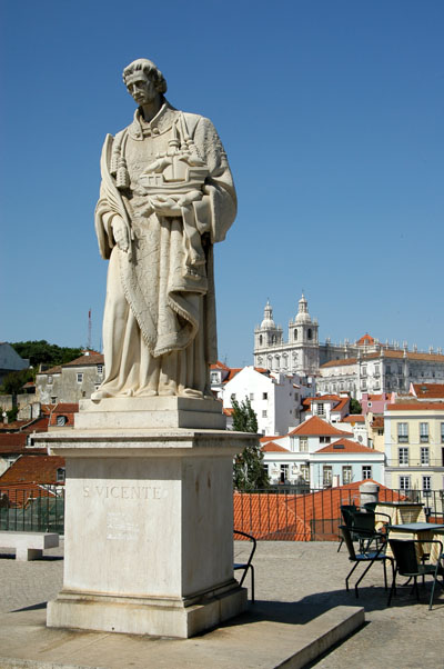 São Vincente, Largo das Portas do Sol, Alfama